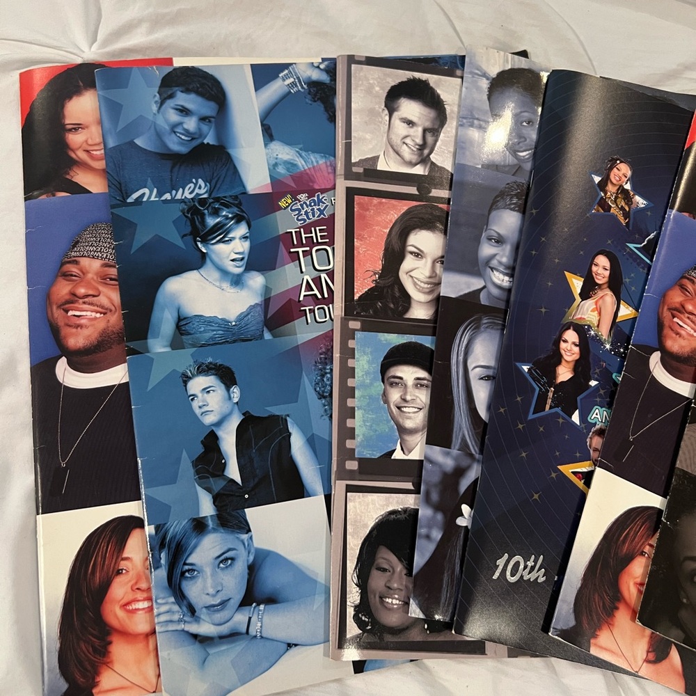 American Idols Live Tours Programs (2002-2010)